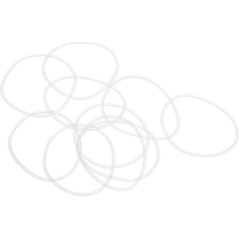 Paquet de 10 Silicone Joints toriques VMQ Joint Joint Blanc (1/5)