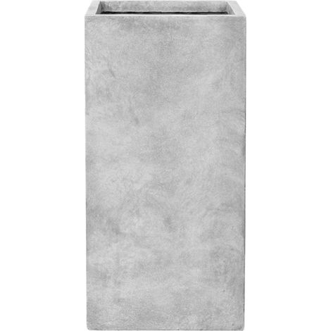 Vaso portapiante preforato KUBIX 41x81cm grigio chiaro (1/3)