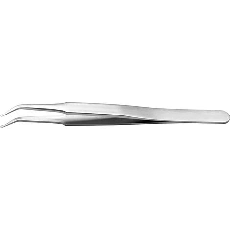 Brucelles RS PRO SM111.SA pointe rainurée en inox, L. 120 ( Prix pour 1 )