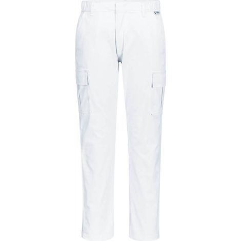 Schmaler Combat-Hose Slim Stretch Weiß S - FR(40) - UK(32) (1/2)