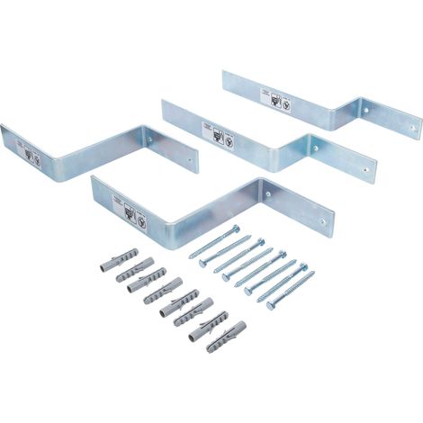 mueble de jardín bgs diy set de 4 soportes carga 30 kg (1/4)