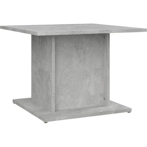 Maison Exclusive - Tavolino da Salotto Grigio Cemento 55,5x55,5x40cm in Truciolato