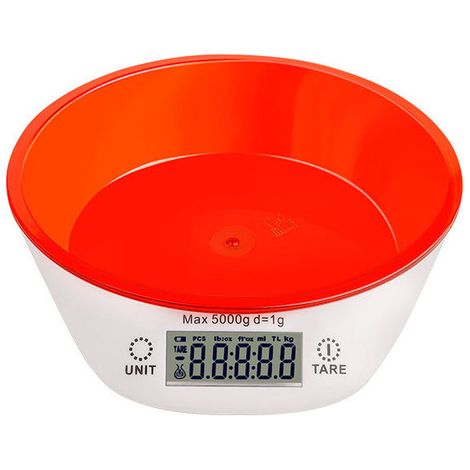 Balance électronique - Balance de cuisine - Balance de précision - Balance de cuisine numérique - Rouge - ABS/PS (1/3)