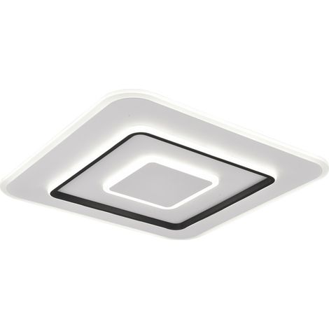 Plafoniera LED quadrata 60cm 55W dimmer telecomando RL Jora (1/4)