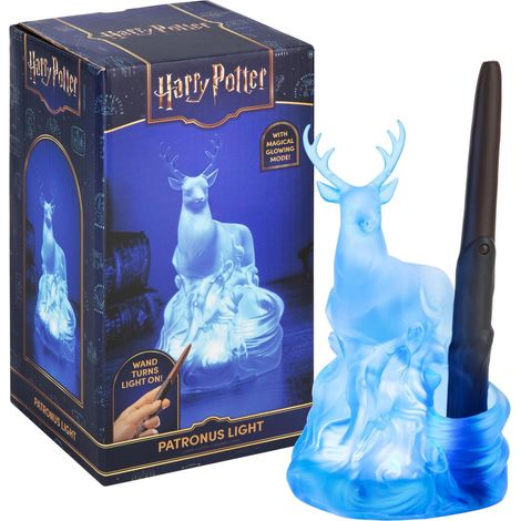 Paladone Patronus Lampe Blau Design Hirsch 21 cm