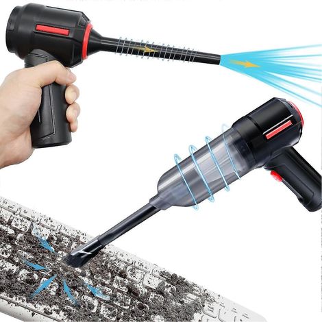 Aspirateur d'ordinateur 3 en 1, souffleur d'air comprimé, aspirateur portable sans fil, kit de nettoyage de clavier, aérosol de nettoyage électrique pour PC (1/5)