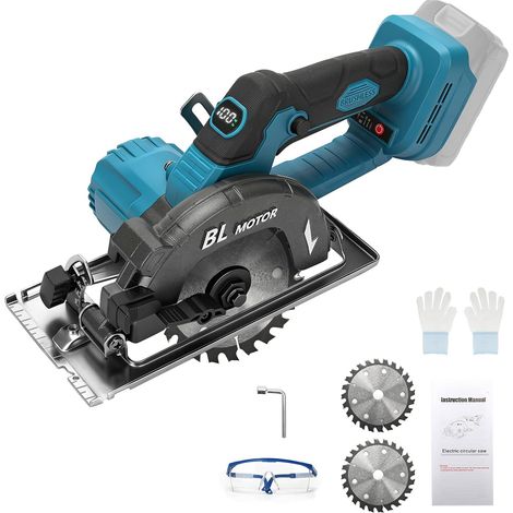 Scie circulaire sans fil 140mm pour Makita 18V (sans batterie) (1/5)