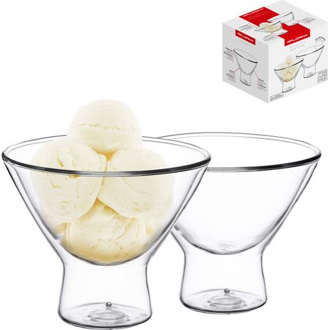Set Thermobecher für Eiscreme Florina Malachit 300 ml, 2 Stück