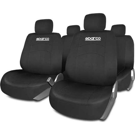Set di coprisedili per auto Sparco - Nero (1/4)
