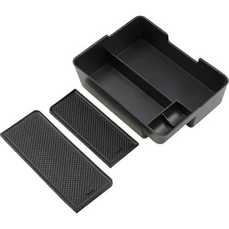 Boîte de rangement pour accoudoir central de voiture Tesla Model 3 2017-2020 : boîte de rangement pour gants, accessoires auto antidérapants, châssis et carrosserie de véhicule. (1/5)