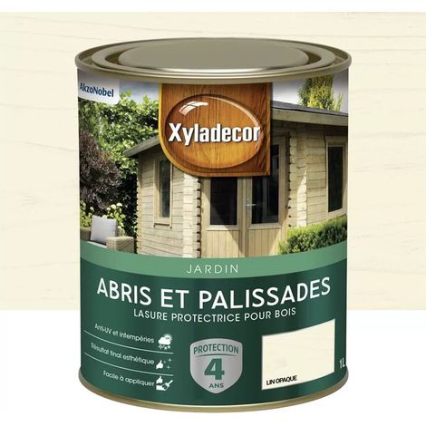 Lasure Xyladécor Abris et palissades Lin opaque 1 L (1/3)