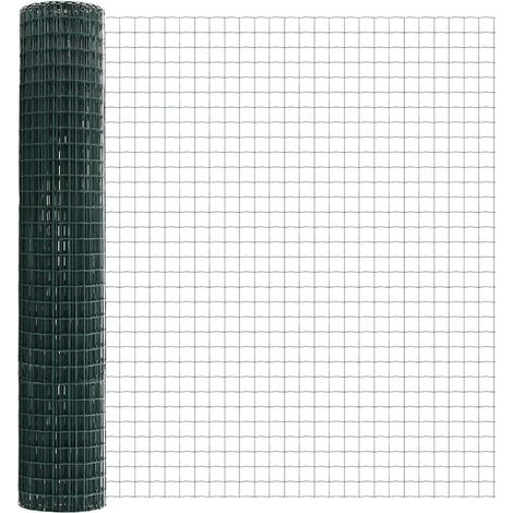 Maison Exclusive - Outdoor Euro Zaun mit Pfosten 10 x 1,6 m Grün (1/5)