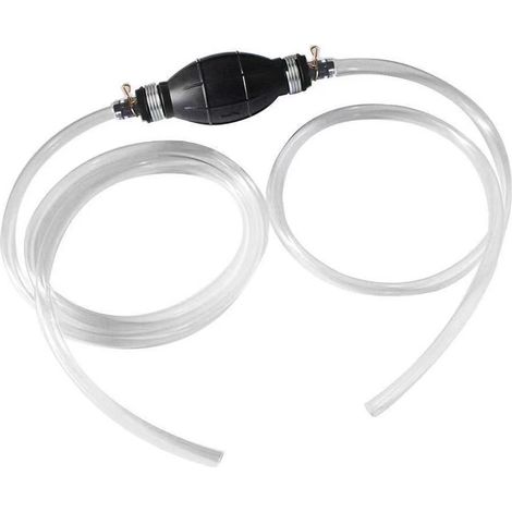 Pompe Transfert d'eau Manuelle Siphon Transfert Carburant Voiture portative pour solvant d'essence d'aqueduc Liquide Diesel, gaz avec Le Tuyau Total de 2M