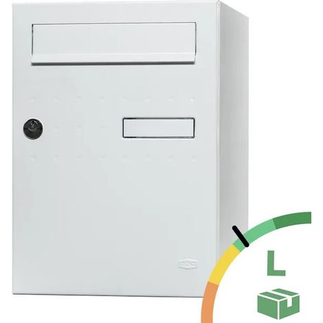 RENZ Boîte à colis - Eclipse blanc mat - 1 porte (1/4)