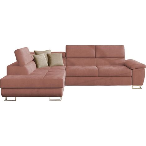 Canapé d'angle Comfivo Ruta II, Uttario Velvet 2955 + Uttario Velvet 2979, Disponible, 270x202x71cm, 0