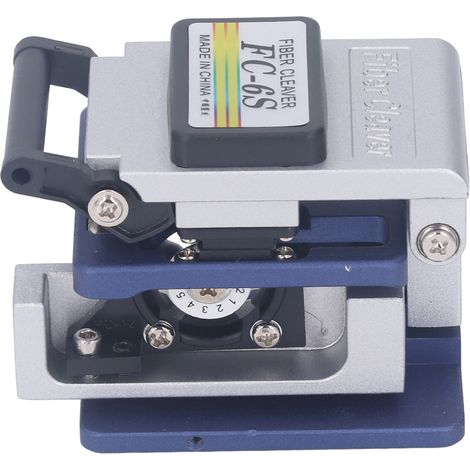 Cliveuse de fibre optique 3 en 1 avec retour automatique de la lame, outil de raccordement à froid FTTH à 12 lames de surface pour fibres de 0,9 mm, 0,25 mm et 3,0 mm (1/5)