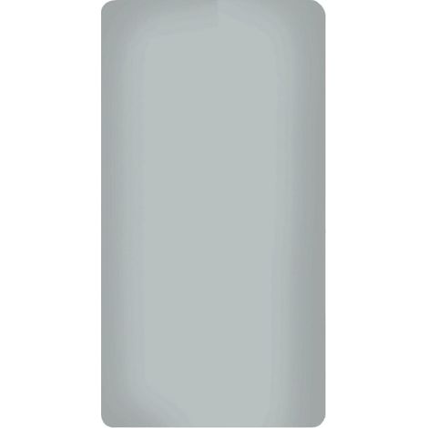 KLULK Lenzuolo Sotto Con Angoli Elasticizzati Singolo Grigio,100% Percalle Di Cotone 90 x 200 + 27Cm, Made In Italy (1/5)