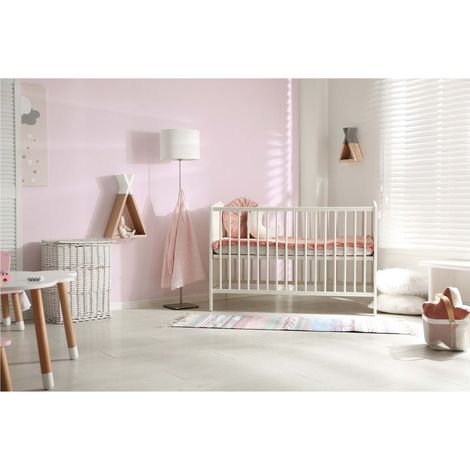 TADESSI Tapete Kinderzimmer M1-No.105 Vliestapete Rosa Unitapete Einfarbig Jungenzimmer Mädchenzimmer (1/5)