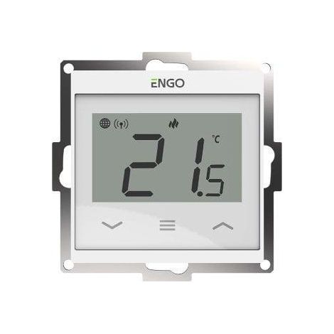 Thermostat WiFi ENGO E55-W blanc – contrôle à distance design élégant