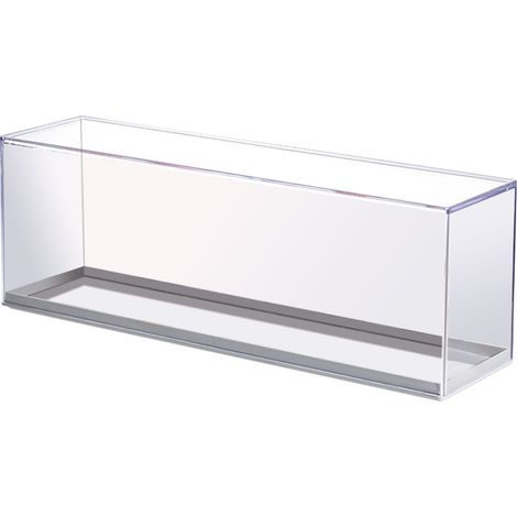 Vitrine à Jouets Transparente en Plastique Empilable Sans Installation Présentoir pour Enfants Blanc (1/5)