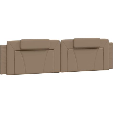 Maison Exclusive - Cuscino Testiera Viana Cappuccino 200 cm in Similpelle