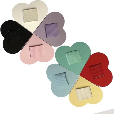 Porte-stylo - Porte-stylo - Boucle pour stylo - Clip pour stylo - Clip pour stylo - Porte-stylo autocollant - 8 pièces - Couleurs macaron - Convient pour les carnets, agendas et calendriers (1/4)