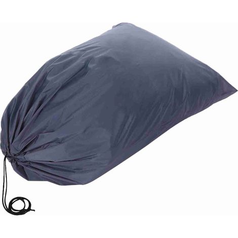 Großer Wäschesack aus Nylon, Aufbewahrungsbeutel für Schmutzwäsche mit Kordelzugverschluss, faltbar, multifunktional für Zuhause, Reisen und Wäsche – Grau, 91 x 61 cm (1/5)