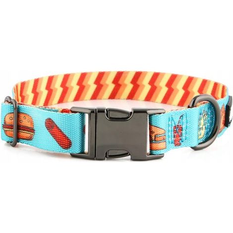 Collar de perro con nombre y número de teléfono para cachorro y perro pequeño XS (1/5)