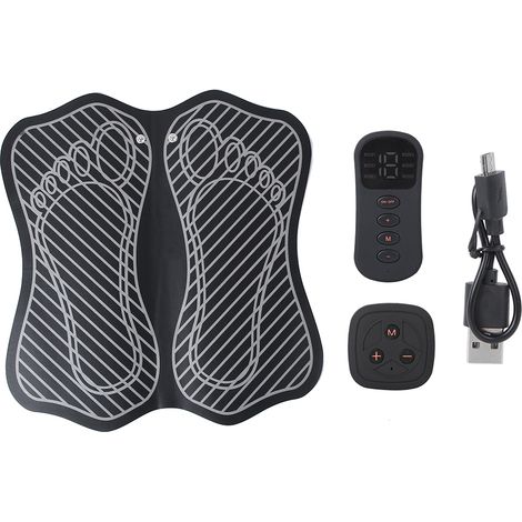 Appareil de massage multifonctionnel pliable avec moniteur de fréquence cardiaque et fonction de pédicure vibrante pour la physiothérapie des pieds-AquaForge (1/5)
