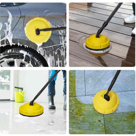 Brosse à plancher - Nettoyeur Rotatif Haute Pression pour Karcher K2 K3 K4 K5 K7 - Brosse de Nettoyage pour Sol, Terrasse, Voiture (1/5)