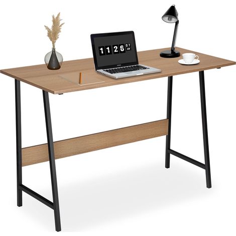 GRENEN MODERNER Loft-Computertisch aus Eiche