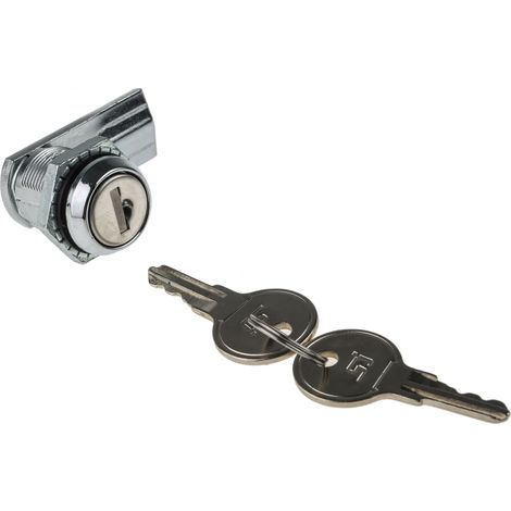 Serrure batteuse RS PRO en Moulé Zingué, déverrouillage Clé ( Prix pour 1 )