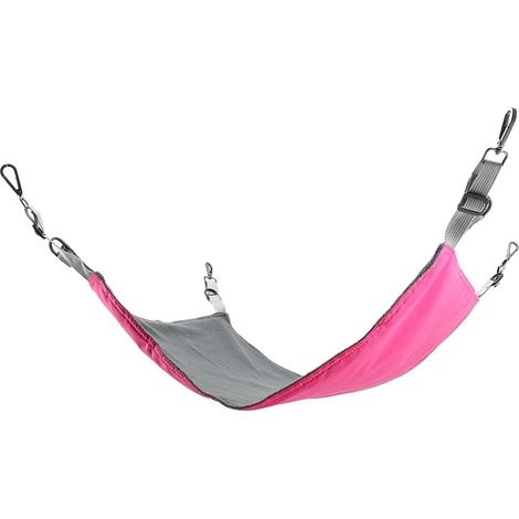 Hamac-lit pour chats, hamac-berceau pour grands chats, chatons, furets et chiots, cage hamac double face épaisse jusqu'à 25 kg, durable, imperméable, 42 x 56 x 0,3 cm (Rouge) (1/5)