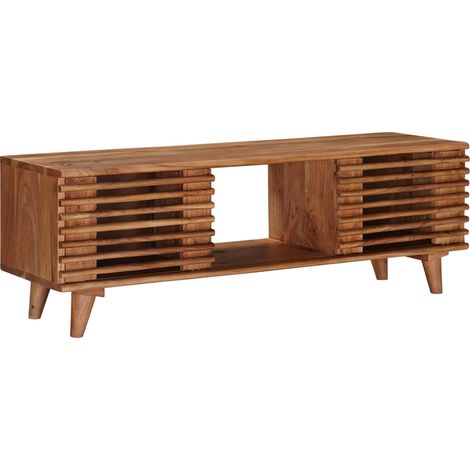 Maison Exclusive - Mobile TV con archiviazione con porta Naturale 105 x 30 x 35 cm (1/5)