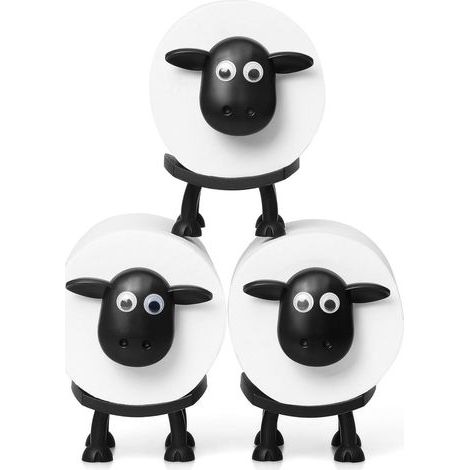 Porte-papier toilette en forme de mouton – Support décoratif empilable – Style scandinave (1/5)
