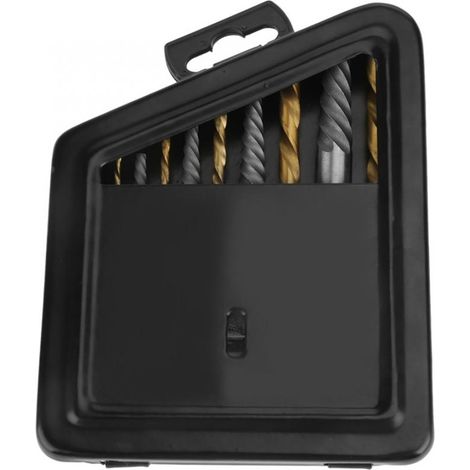 Extracteur de vis et foret professionnels, acier rapide M2 ​​pour un perçage rapide, construction en acier allié usiné pour une meilleure prise en main-AquaForge (1/2)