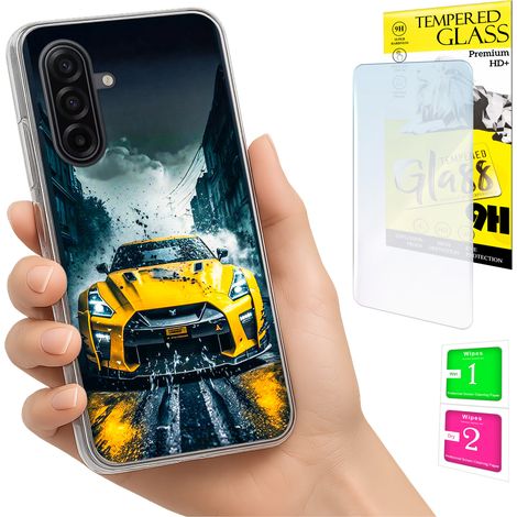 Custodia per Samsung Galaxy A17 5G, cover fotografica, cover posteriore + vetro 9H (1/5)
