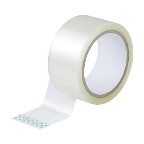 TOOLCRAFT 93038c182 93038c182 Ruban adhésif d'emballage transparent (L x l) 50 m x 48 mm 1 pc(s) (1/2)