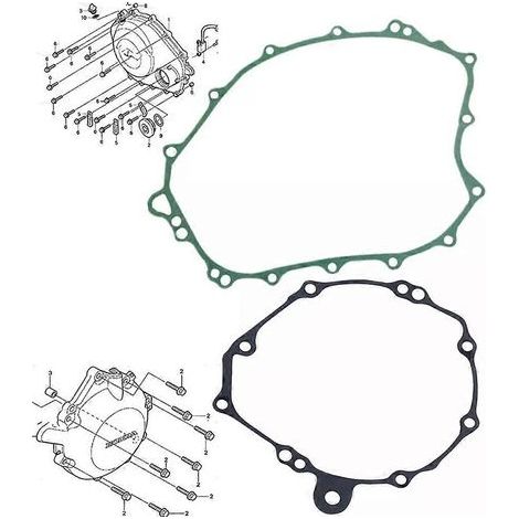 Utilisé pour les couvercles de carter de moto, kits de joints de cylindre pour Suzuki DT175 DT 175 1978-1981 () (1/5)