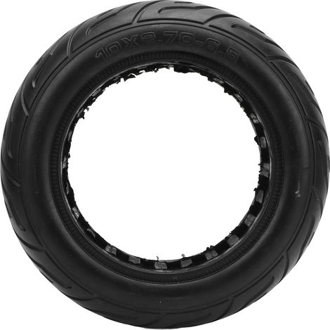 Pneu plein en caoutchouc pour trottinette électrique 10X2.7-6.5, anti-explosion et résistant aux chocs, pour tous les terrains (1/5)
