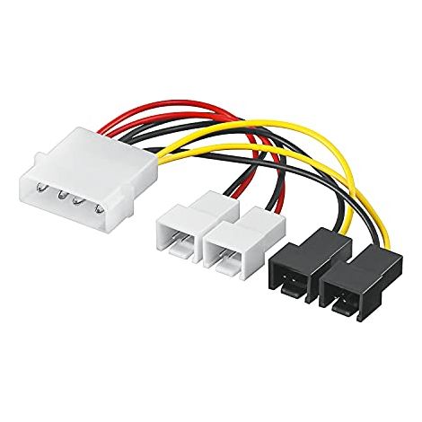 MANHATTAN Cavo Adattatore per Ventilatori 12 V 5 V per PC (1/4)