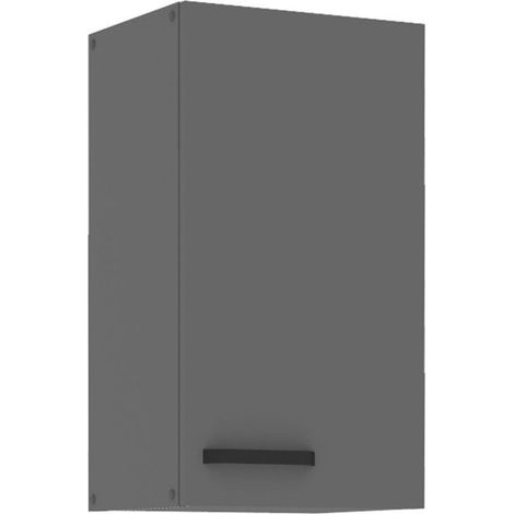 Küche NESSA Hängeschrank 40 cm Anthrazit Küchenzeile Küchenblock Einbauküche (1/4)
