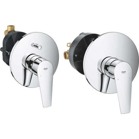 MISCELATORE DOCCIA INCASSO ""BAUEDGE"" Con deviatore