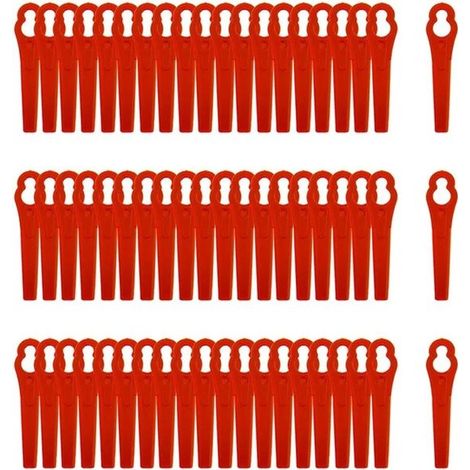 Rasaerba a batteria con 100 lame in plastica. (1/4)