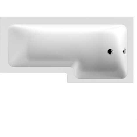 L SQUARE SHOWER BATH RH 1700x850x700x585
