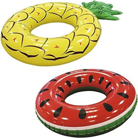 Bestway Fashion Life Jacket Gonflable Donut Assorti De Fruits Ananas Et Pastèque (1/5)