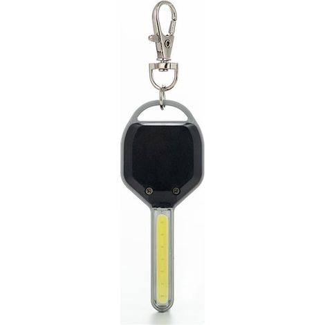 Mini lampe torche LED porte-clés, veilleuse LED portable, éclairage d'urgence - Argent (1/5)