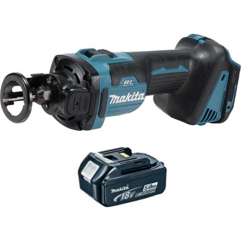 Makita DCO181T1 Affleureuse plaque de plâtre 18V Li-Ion LXT + 1 x 5.0Ah Batterie – sans chargeur