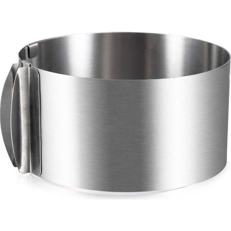 BelleRise - Moule à gâteau en acier inoxydable — Cercle à mousse rond, antiadhésif et sans soudure (1/5)