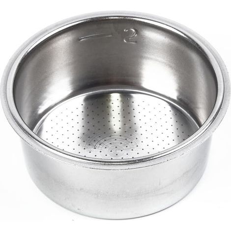 x 51mm Stainless Steel Filter Basket, Compatible with Krups Breville Coffee Extraction Machines, Silver (1/5)